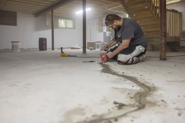 Concrete Floor Repair in Longview
