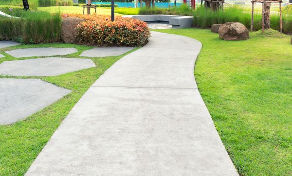 Concrete Walkway Resurfacing in Longview