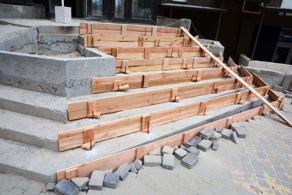 Cement Step Repair in Longview