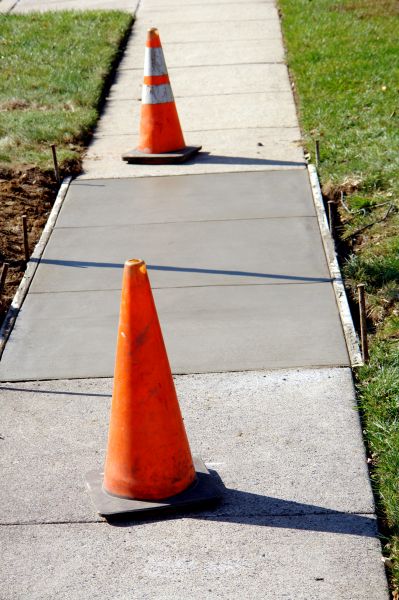 Sidewalk Panel Replacement in Longview