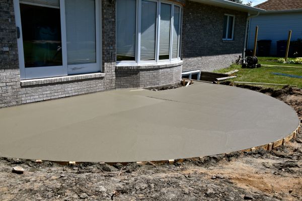 Patio Concrete Patching in Longview