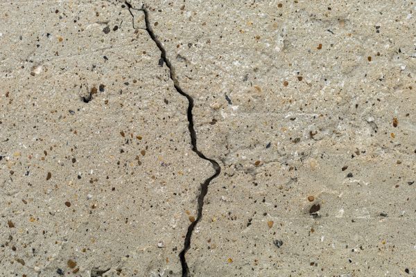 Cracked Basement Floor Repair in Longview